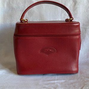 Longchamp Red Square Handbag